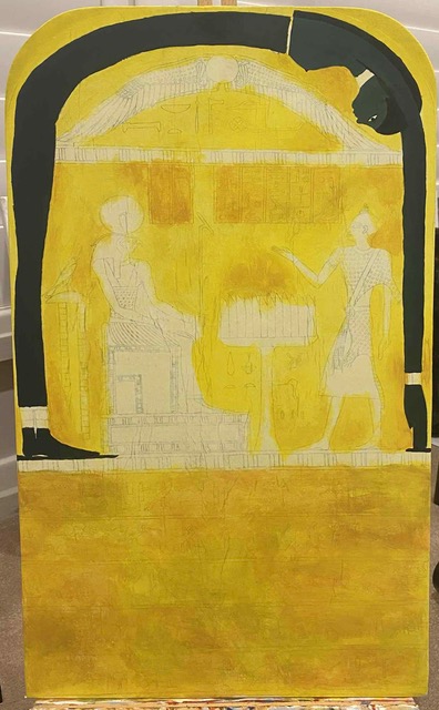 Partially painted Stele of Revealing